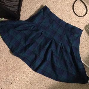 Blue plaid  H&M pleated skirt size 4